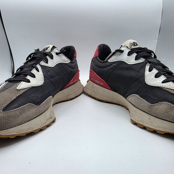 New Balance 327 Black Team Red Mens Size 13 Shoes Retro Running Walking Outdoors main image 5
